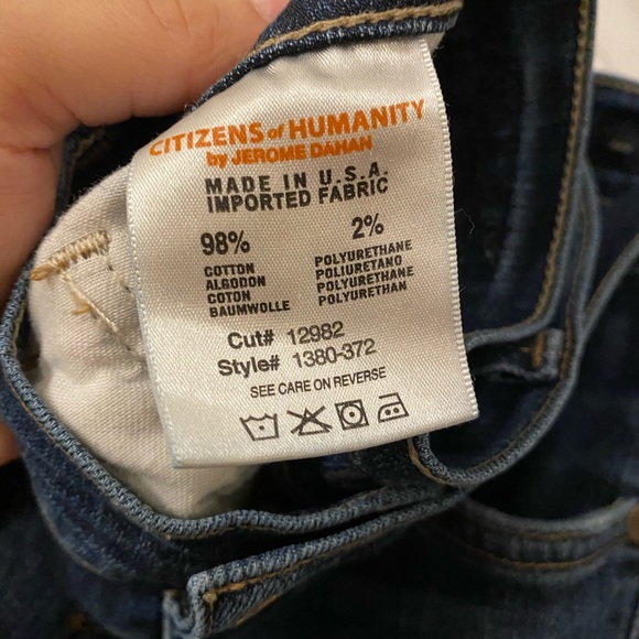 CLEARANCE Citizens of Humanity Ava Low Rise Straight Leg Jeans - Picture 6 of 7